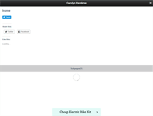 Tablet Screenshot of carolynhembree.com